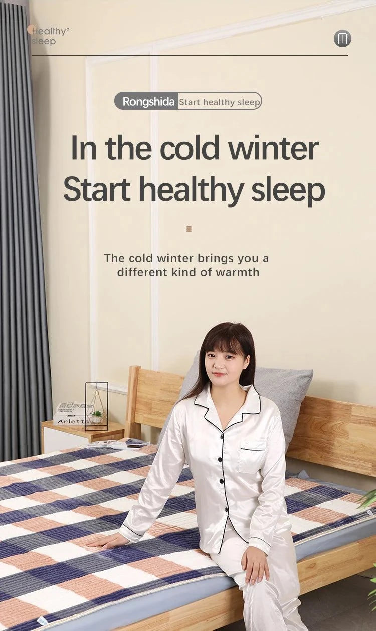 Smart Electric Heating Blanket with Automatic Thermostat - Julia M LifeStyles