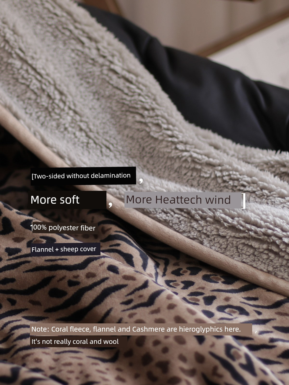 Scandinavian Winter Luxe Coral Fleece Throw Blanket Julia M LifeStyles