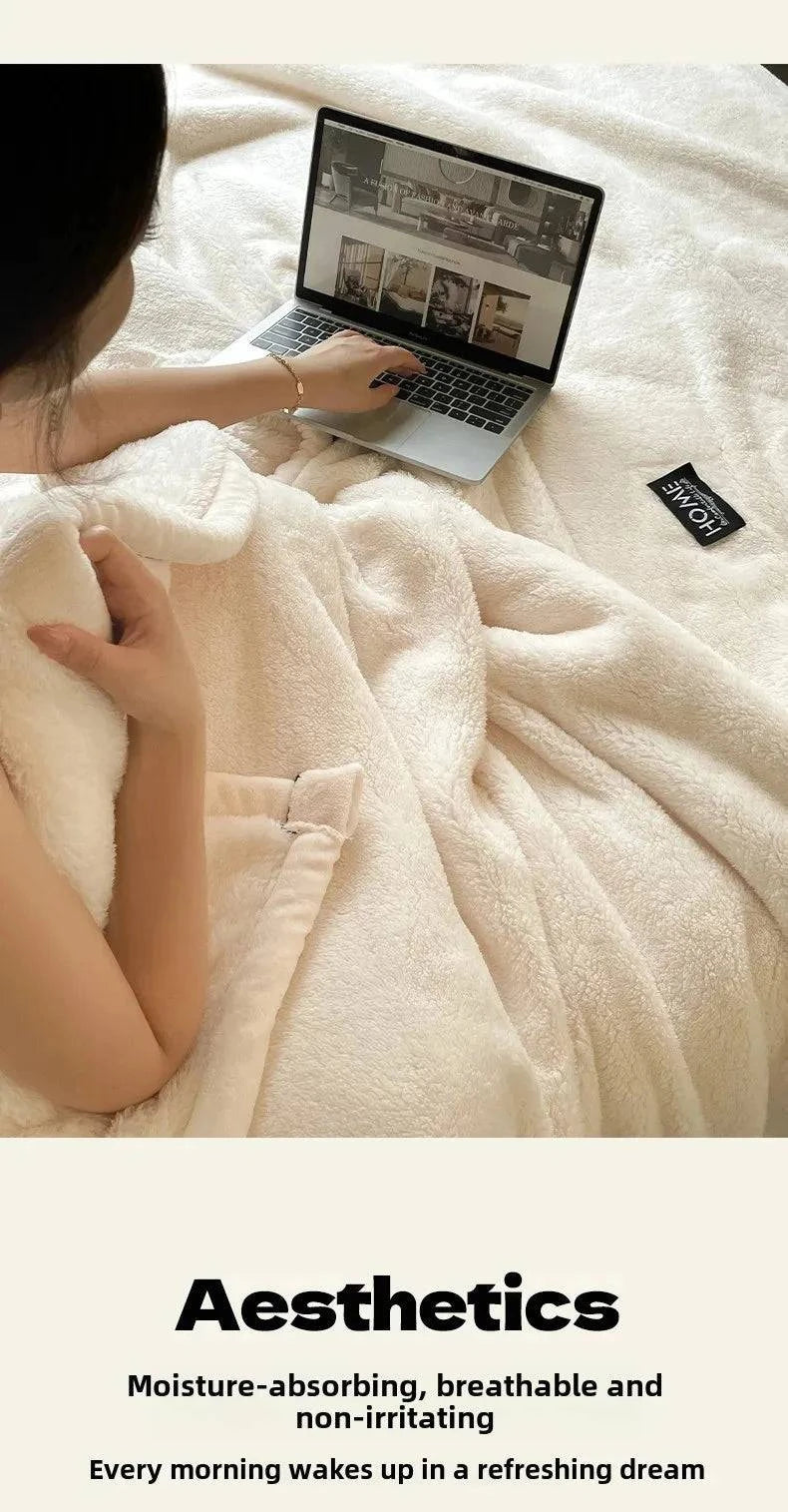 Plush Coral Fleece Winter Blanket for Ultimate Comfort Julia M LifeStyles