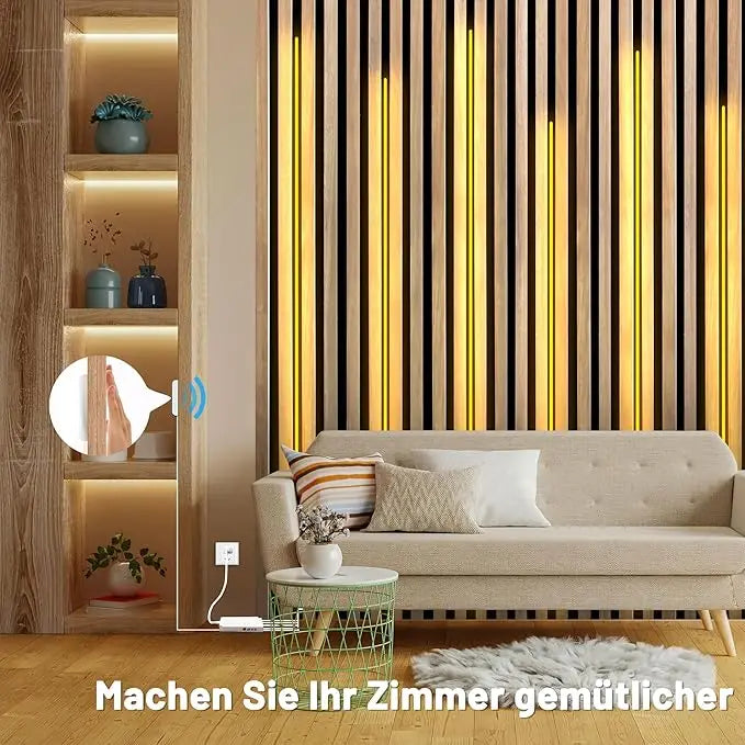 Dimmable LED Acoustic Board Wall Lamp for Bedroom & Display Use Julia M LifeStyles