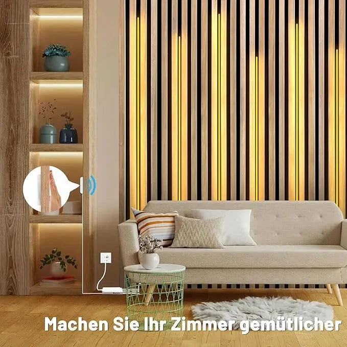 Dimmable LED Acoustic Board Wall Lamp for Bedroom & Display Use Julia M LifeStyles