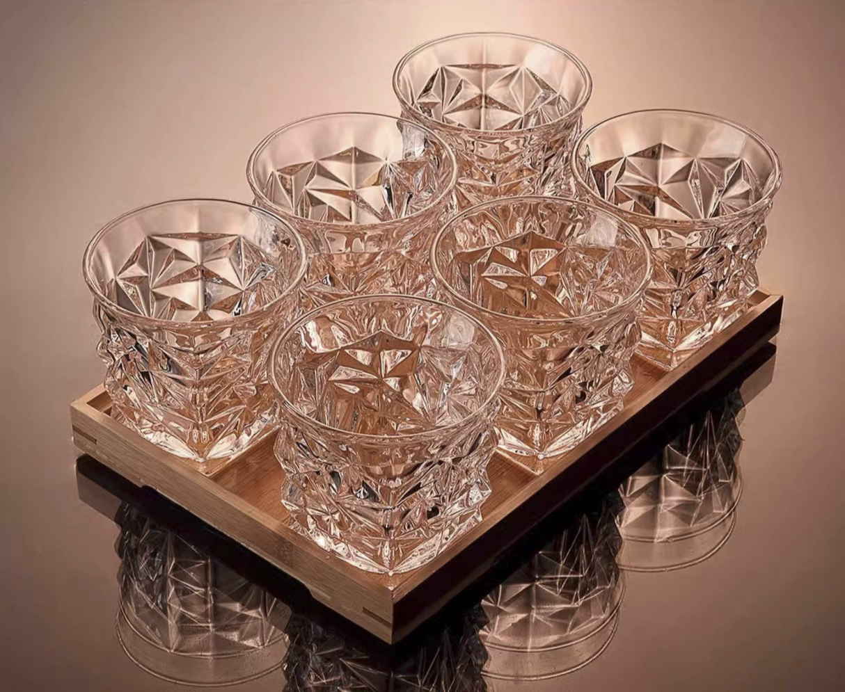 Crystal Whiskey Glass Set of 6 (201-300mL) Julia M LifeStyles
