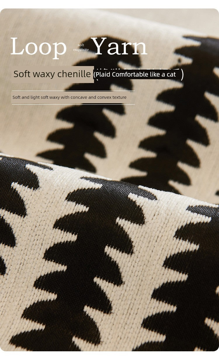 Scandinavian Chenille Non-Slip Sofa Cover Julia M Home & Kitchen