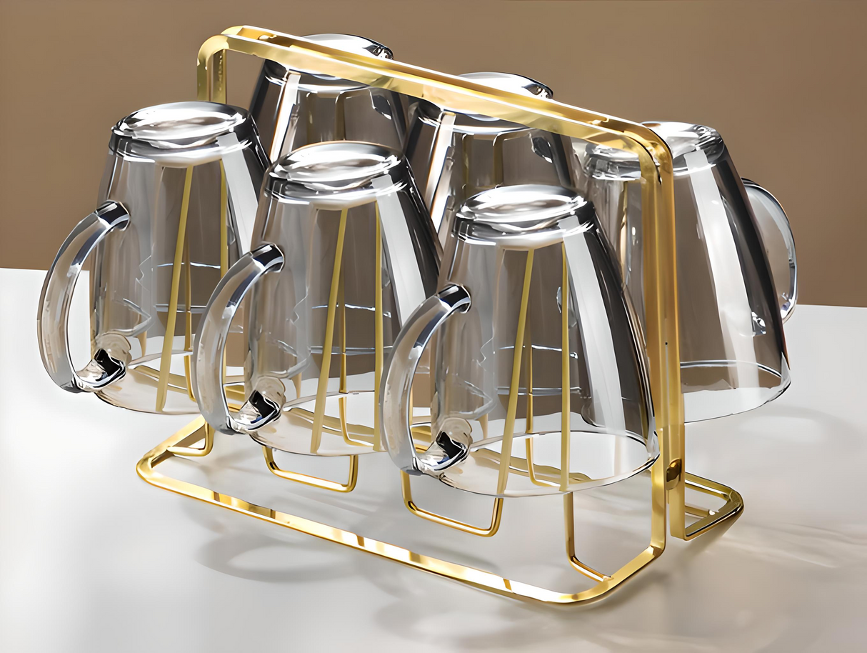 Julia M Lifestyles 380ml Drop-Resistant Tempered Glass Mug Julia M Home & Kitchen