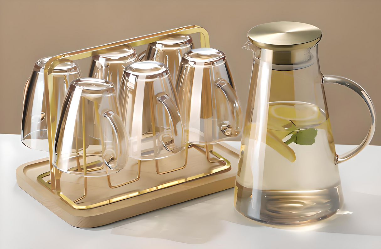 Julia M Lifestyles 380ml Drop-Resistant Tempered Glass Mug Julia M Home & Kitchen