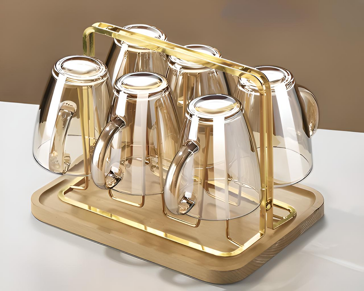 Julia M Lifestyles 380ml Drop-Resistant Tempered Glass Mug Julia M Home & Kitchen