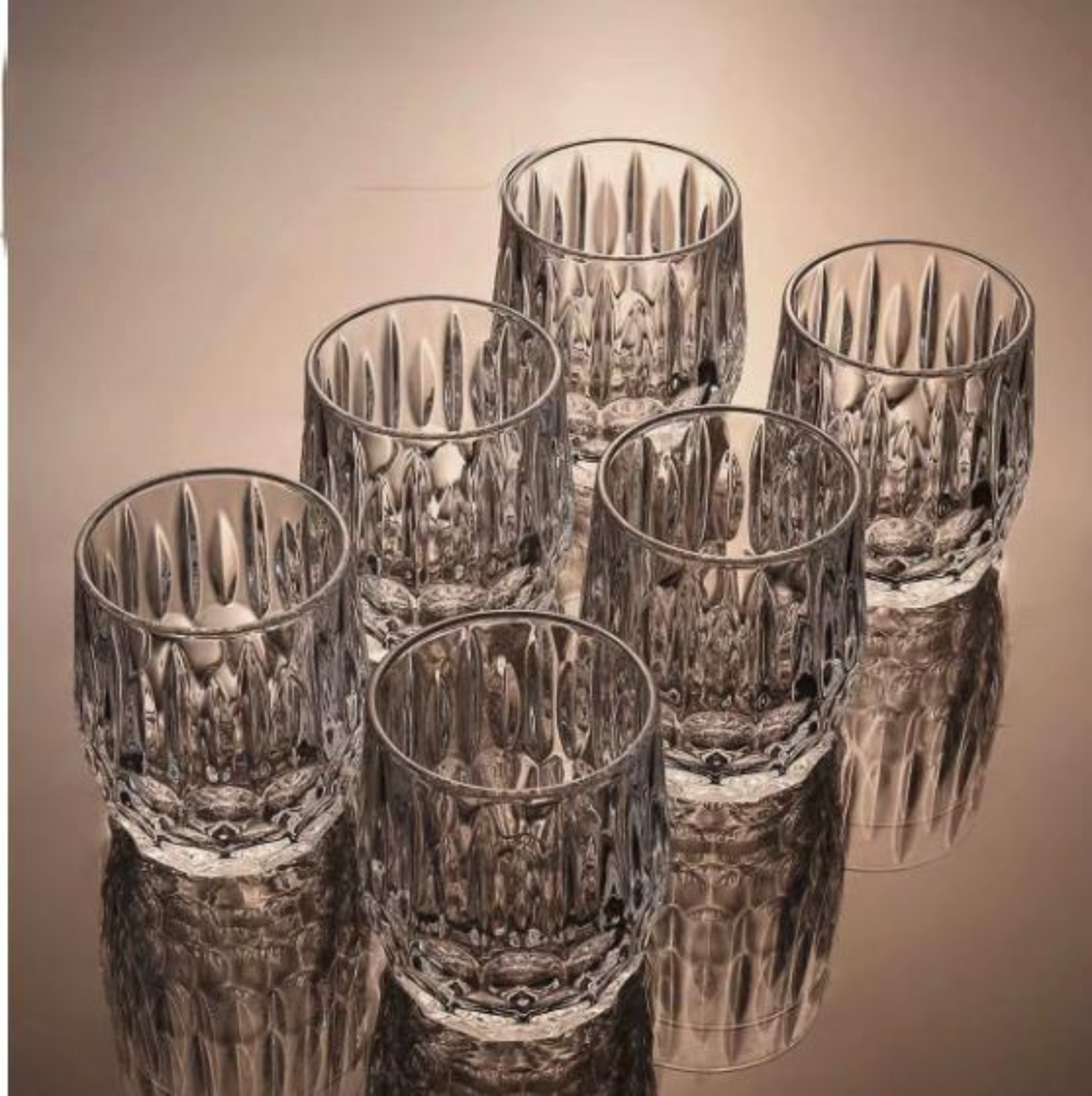 Crystal Whiskey Glass Set of 6 (201-300mL) Julia M LifeStyles