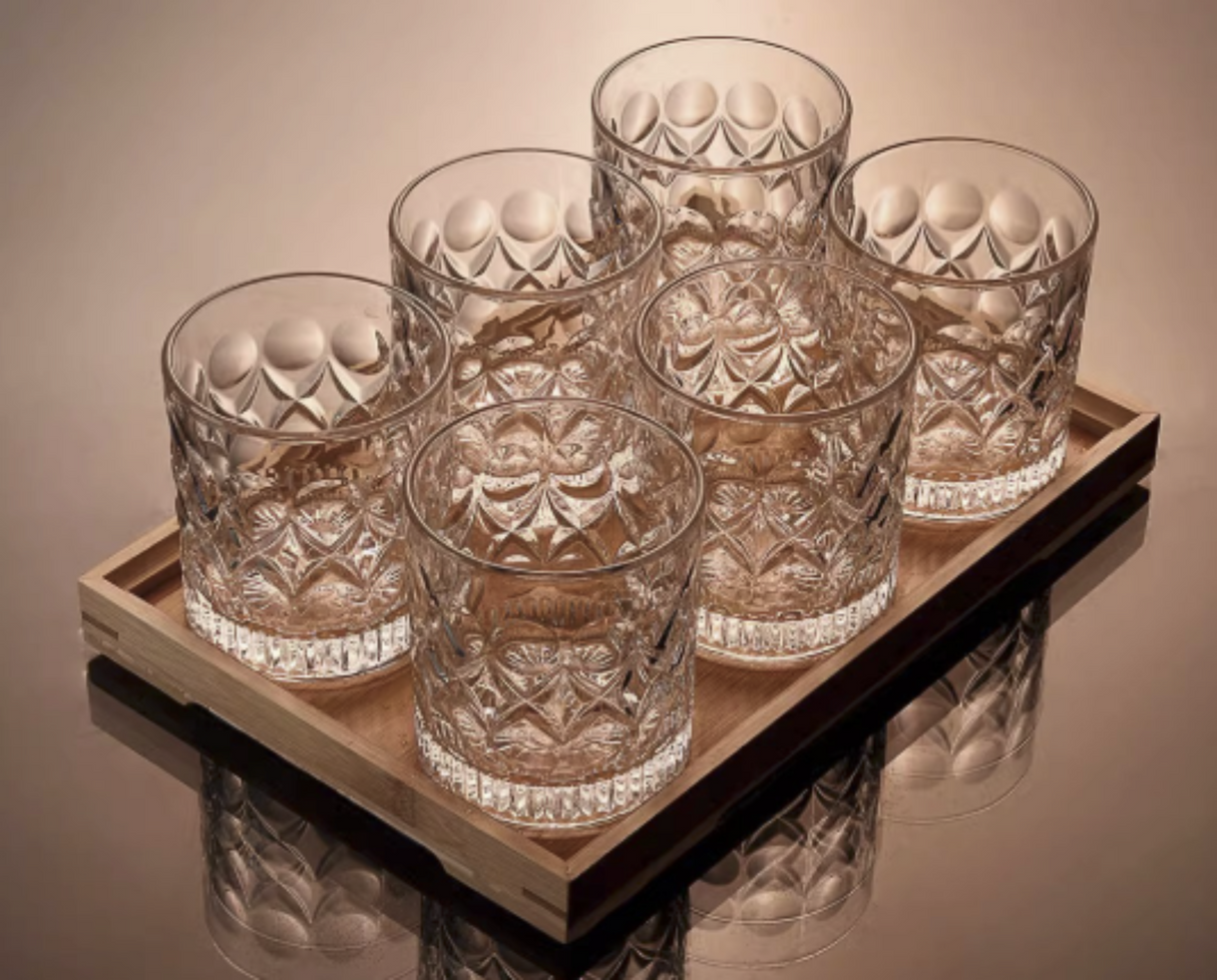 Crystal Whiskey Glass Set of 6 (201-300mL) Julia M LifeStyles