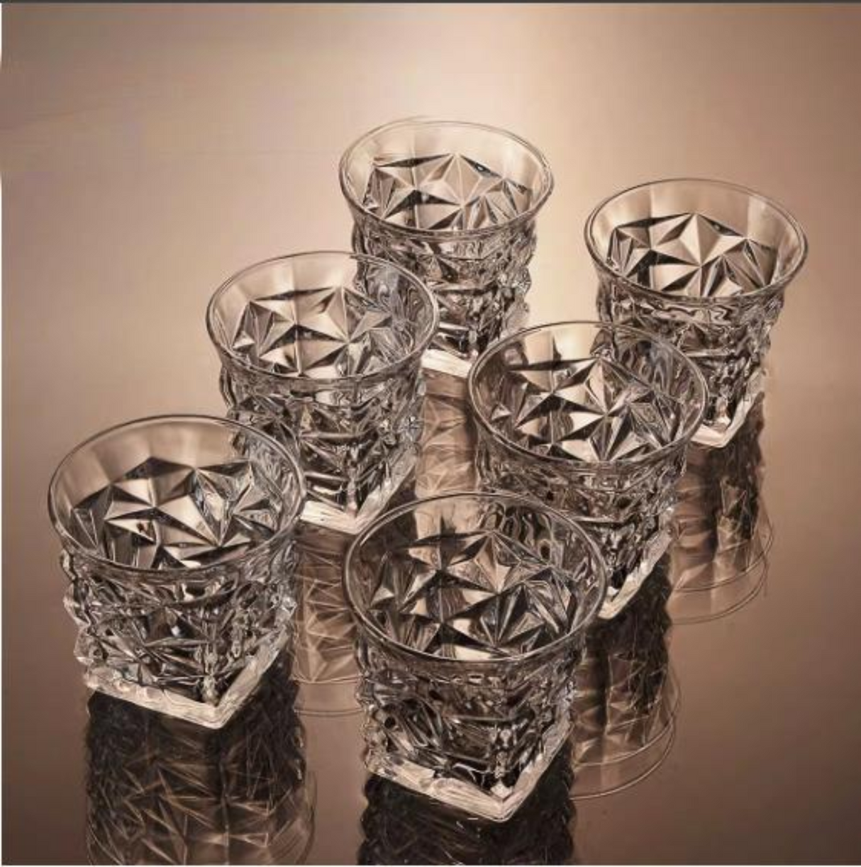 Crystal Whiskey Glass Set of 6 (201-300mL) Julia M LifeStyles