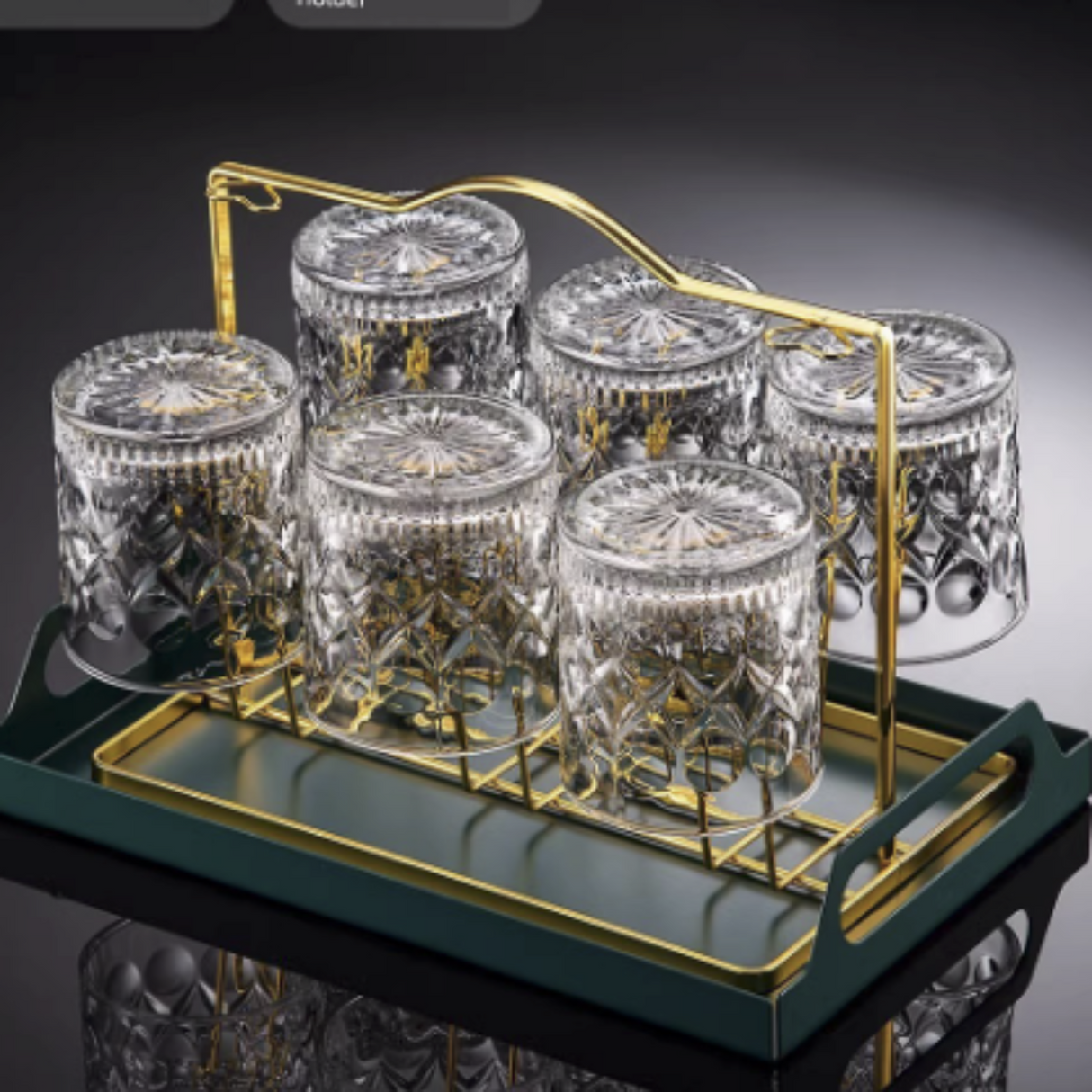 Crystal Whiskey Glass Set of 6 (201-300mL) Julia M LifeStyles