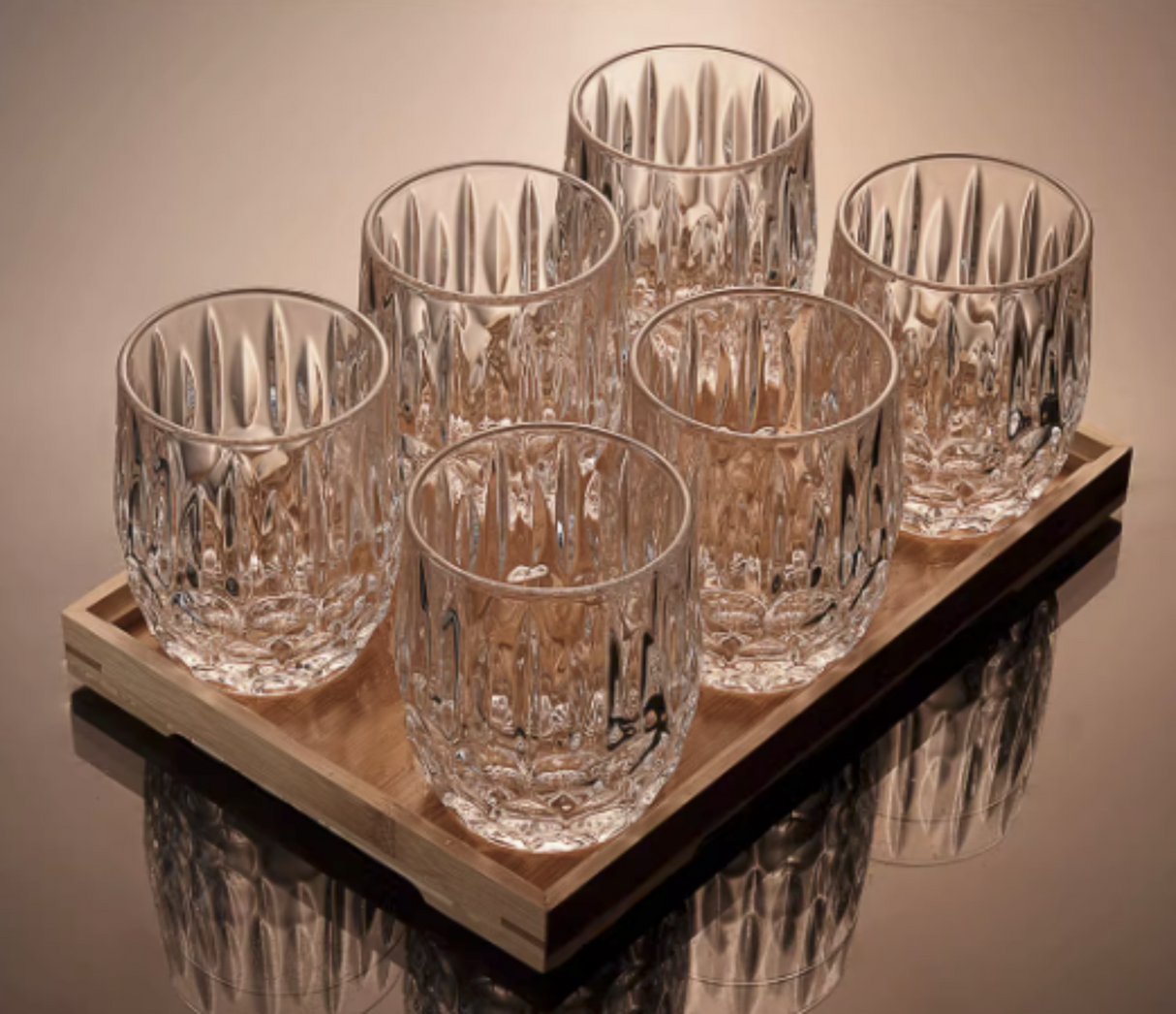 Crystal Whiskey Glass Set of 6 (201-300mL) Julia M LifeStyles