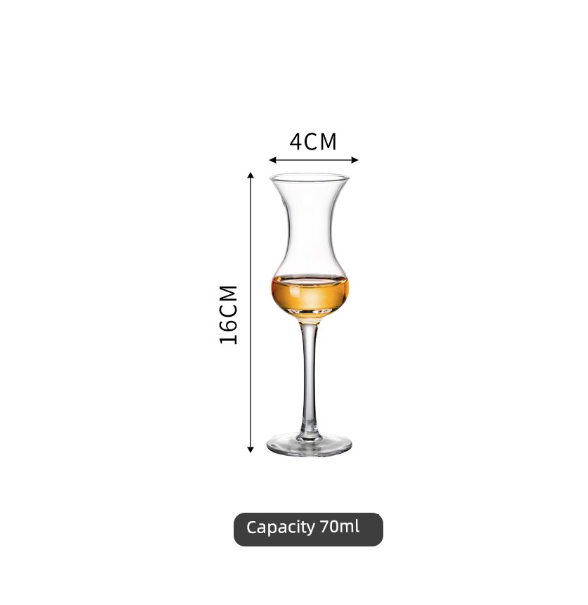 Elegant Japanese Tulip Whiskey Tasting Glass - 51ml-100ml