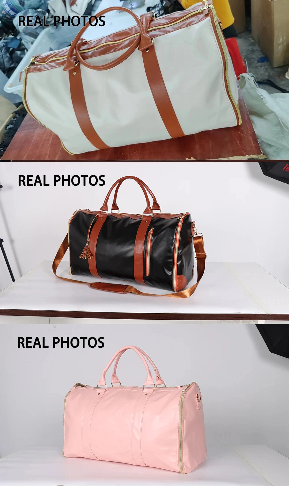 2in1 Convertible Garment Bag Foldable Suit Storage Bag Large Capacity Travel Duffle Bag Waterproof Tote Fitness Gym Bag - Julia M LifeStyles