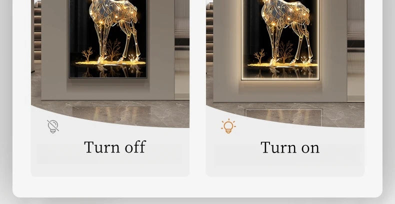 Luxury LED Crystal Porcelain Wall Lamp