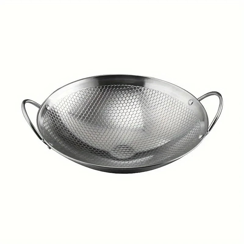 Stainless Steel Honeycomb Non-Stick Skillet 29cm - Julia M LifeStyles