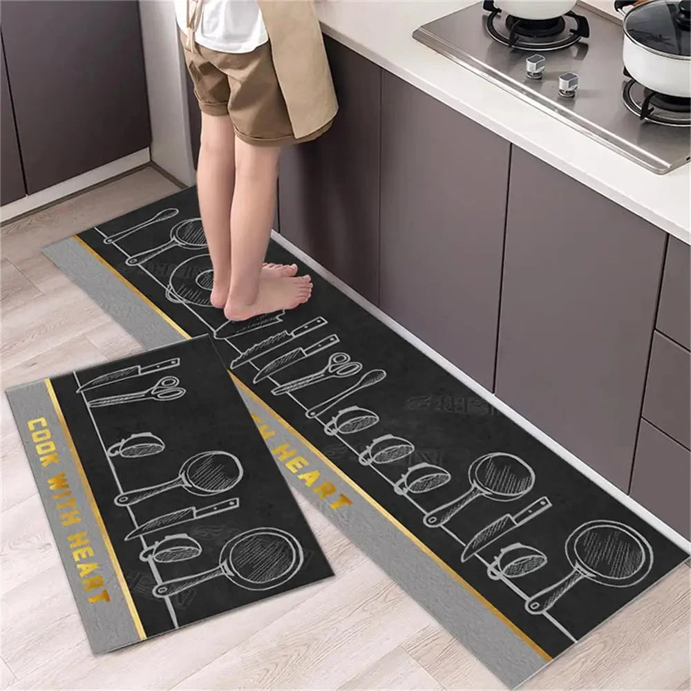 Super Absorbent Anti-Slip Kitchen & Bathroom Mat Julia M LifeStyles