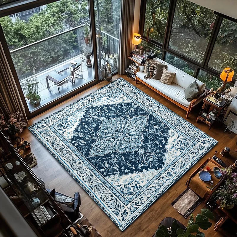 Vintage Bohemian Easy Care Foldable Door Bathroom Floor Mat