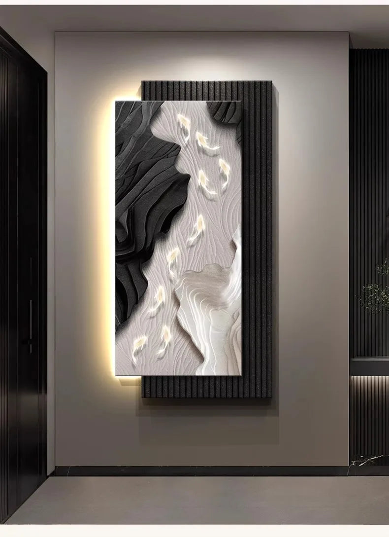 Koi Fish LED Light Wall Lamp