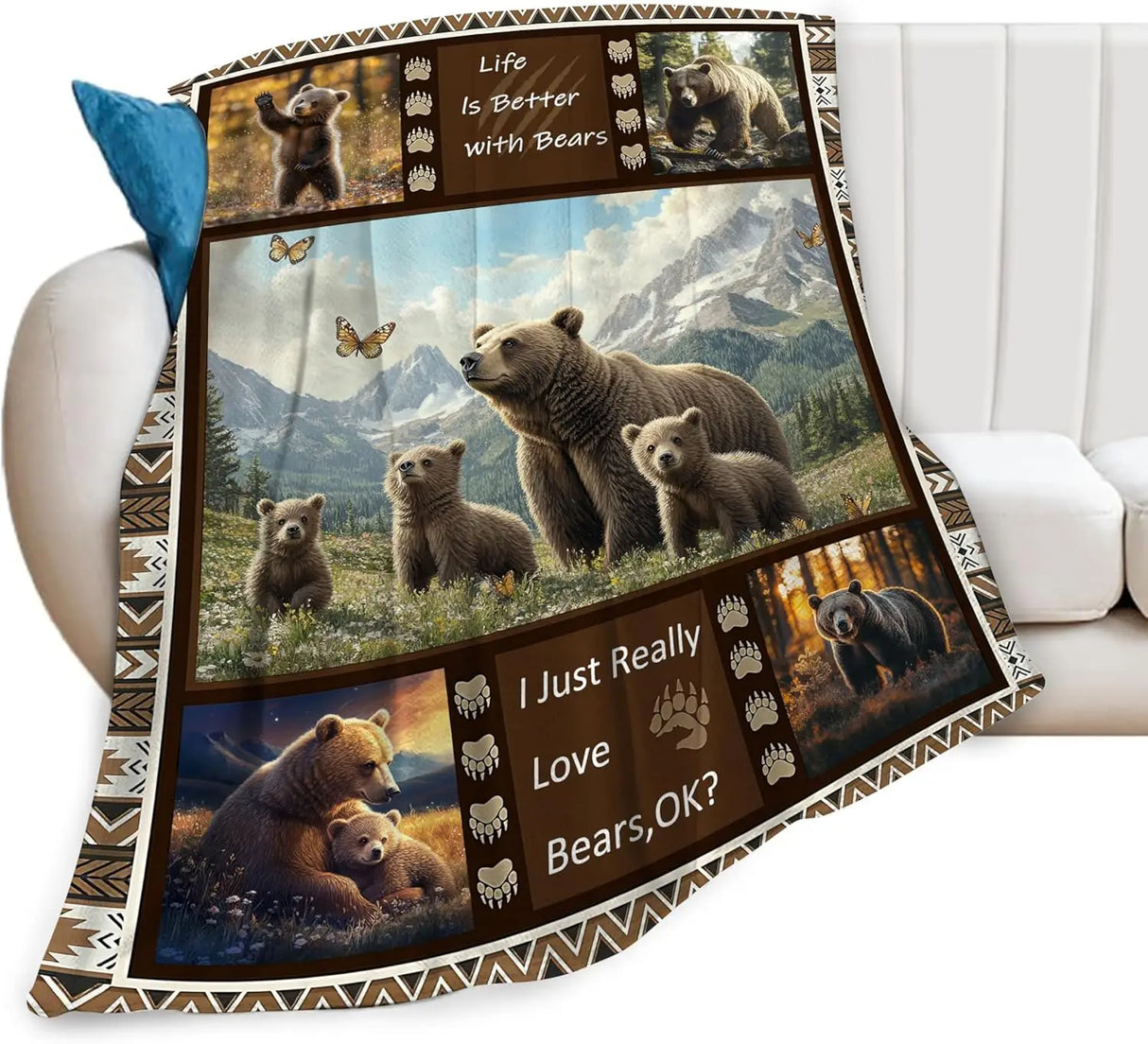 Popcorn Movie Snack Throw Blanket Cozy Fleece Plush for Sofa Bed Funny Food Gift for Kids Boys Girls Men Women Popcorn Lovers x - Julia M LifeStyles