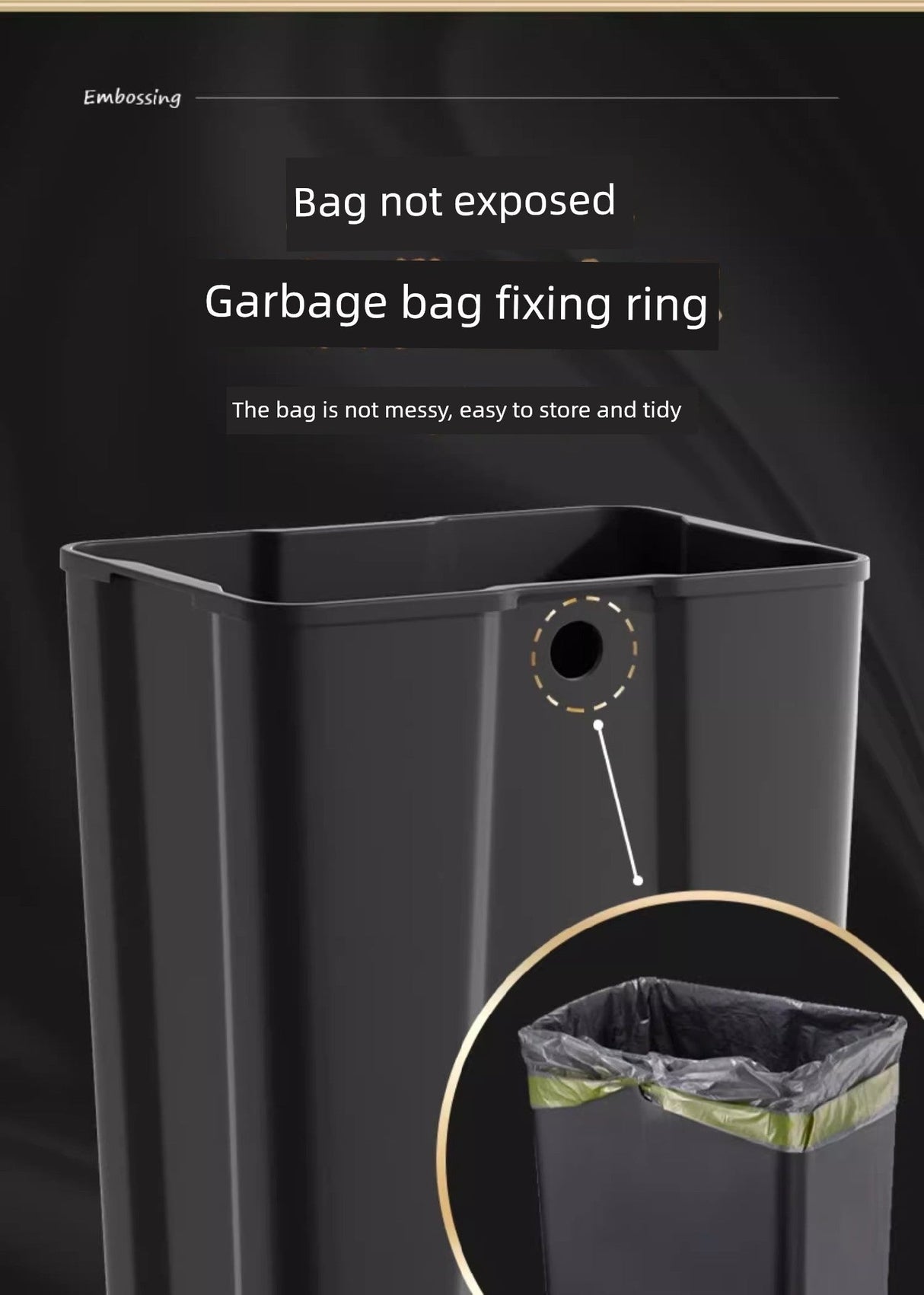 Sleek Leather Exterior German Foot-Pedal Trash Can - 12L -30L Luxury Design for Home & Office Julia M LifeStyles