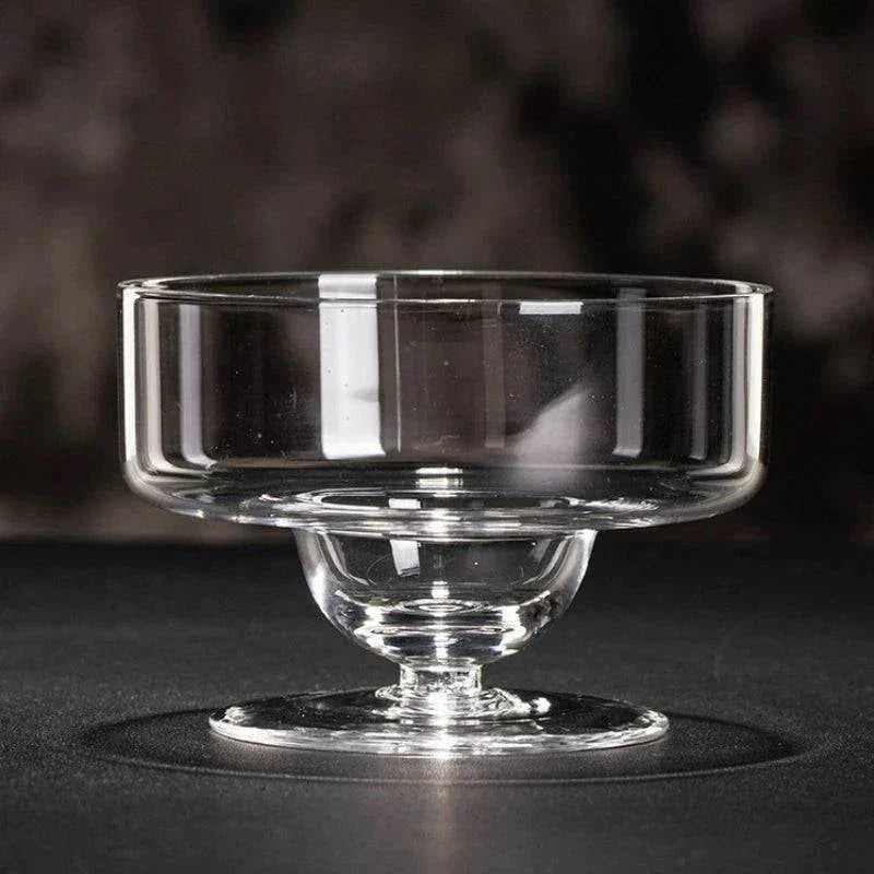 Creative Short Leg Cocktail Glass with wide mouth for martinis and margaritas by USEEKRIL