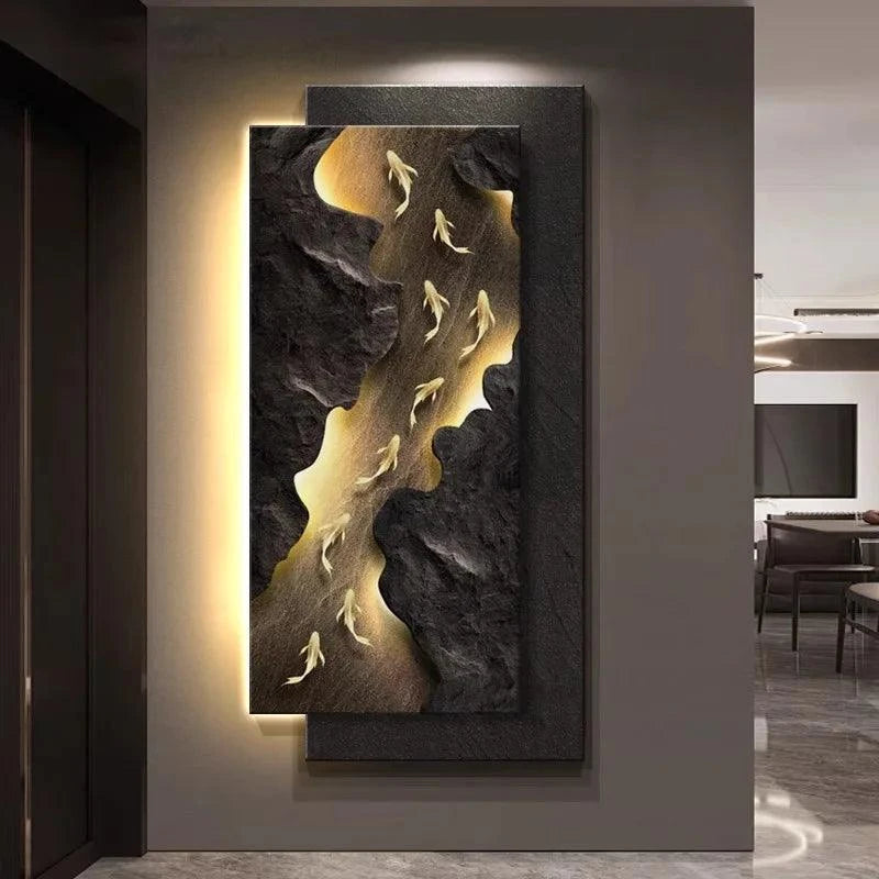 Koi Fish LED Light Wall Lamp - Julia M LifeStyles