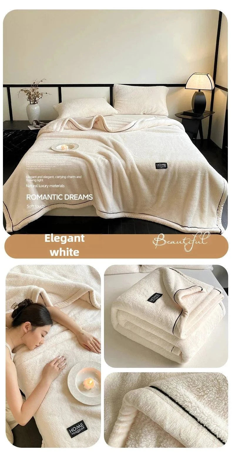 Plush Coral Fleece Winter Blanket for Ultimate Comfort Julia M LifeStyles