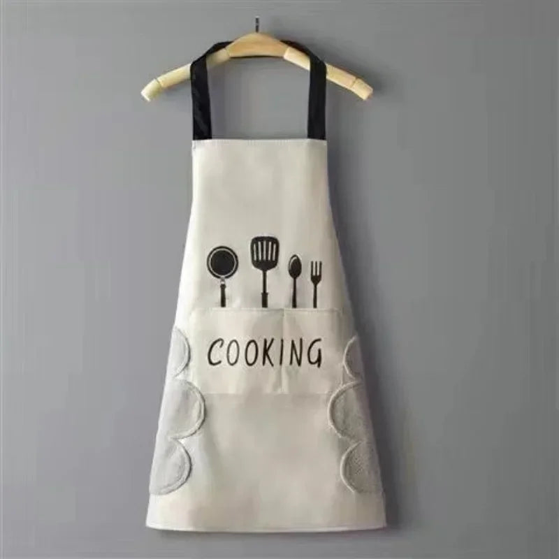 Universal Waterproof Oilproof Sleeveless Cooking Apron for Men and Women Julia M Home & Kitchen