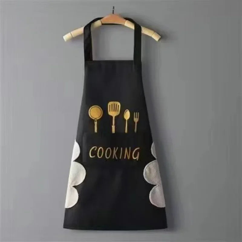 Universal Waterproof Oilproof Sleeveless Cooking Apron for Men and Women Julia M Home & Kitchen