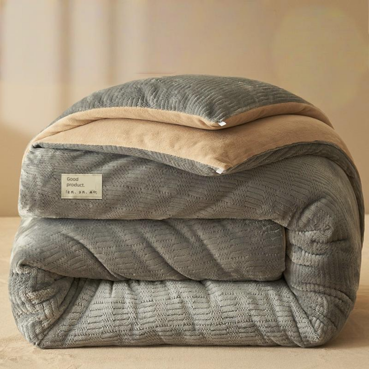 Antarctic People Luxe Winter Lambskin Quilt - Thickened Milk Fiber Duvet for Ultimate Comfort Julia M Home & Kitchen