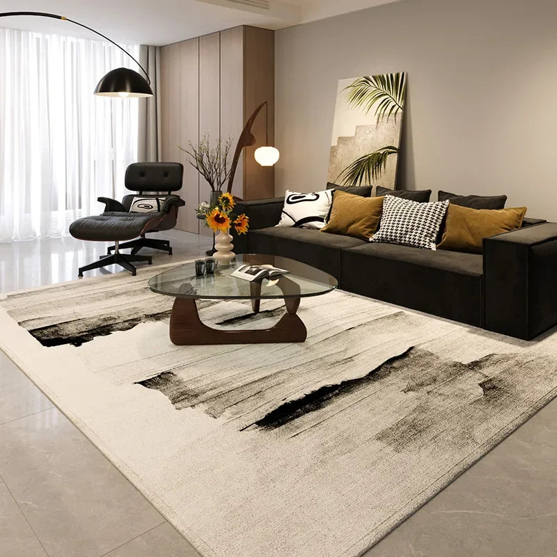 Simple Black And White Style Carpet