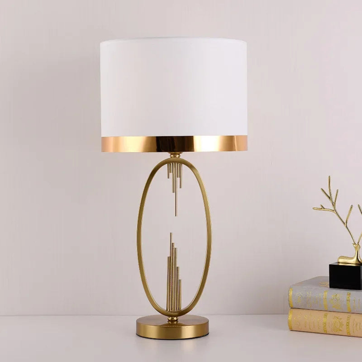 Marlow Fabric-Shade Accent Lamp
