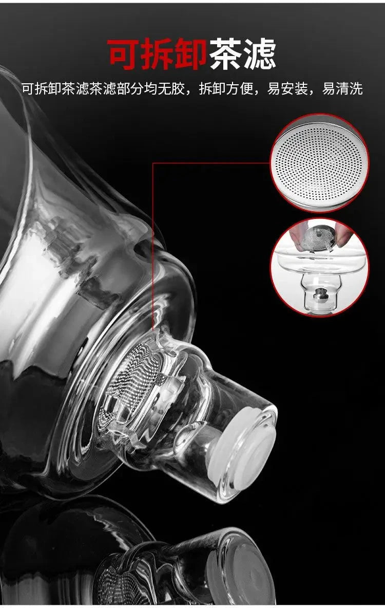 Dragon Automatic Magnetic Suction Glass Kung Fu Tea Set Julia M LifeStyles