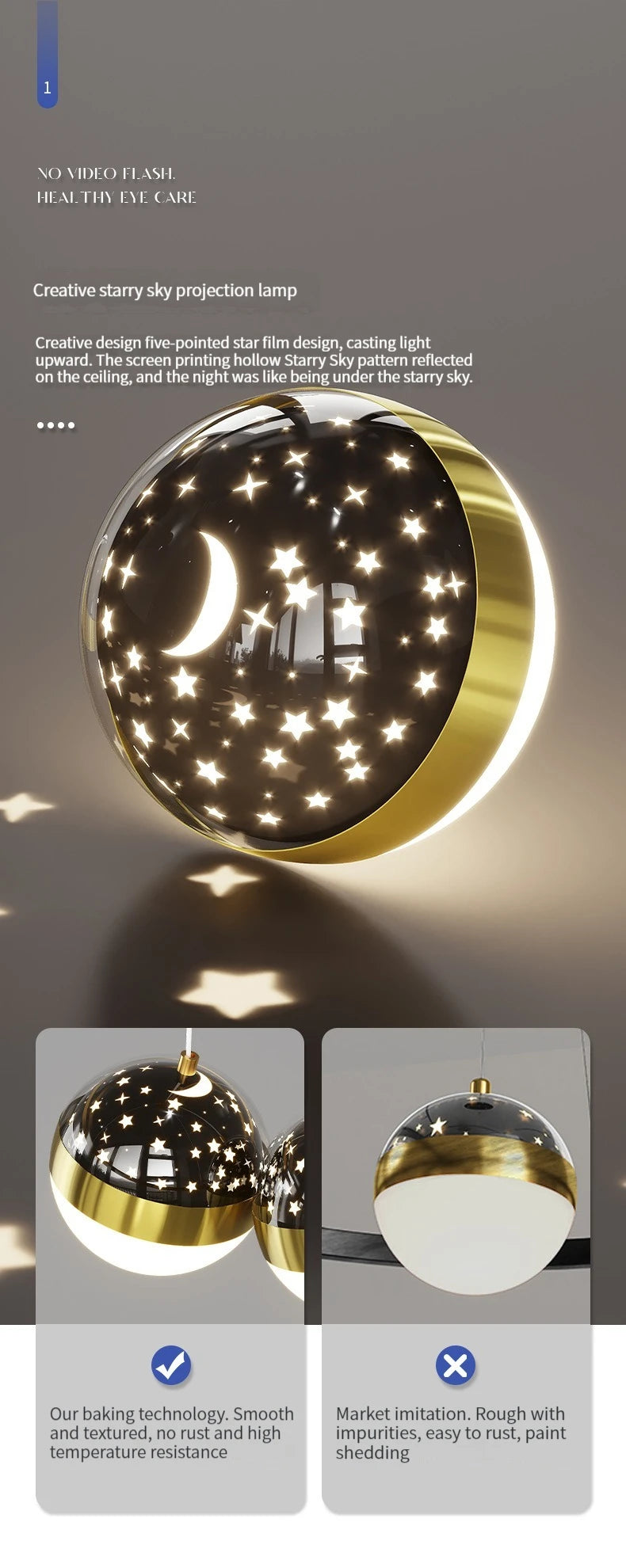 Starry Sky Ceiling Pendant Lamp - Julia M LifeStyles