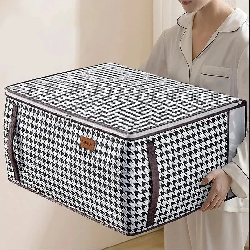 1Pc Thickened Non-Woven Quilt Storage Bag for Household High-Capacity Clothing Clothes Packaging Bag Organizing Luggage Bag - Julia M LifeStyles