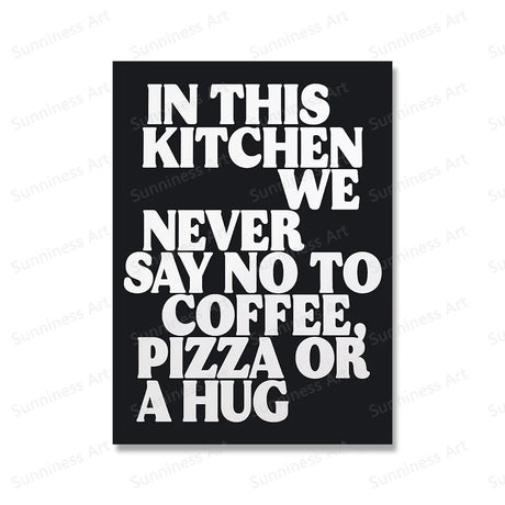 Colorful Kitchen Quote Canvas Art for Coffee & Tea Lovers Julia M LifeStyles