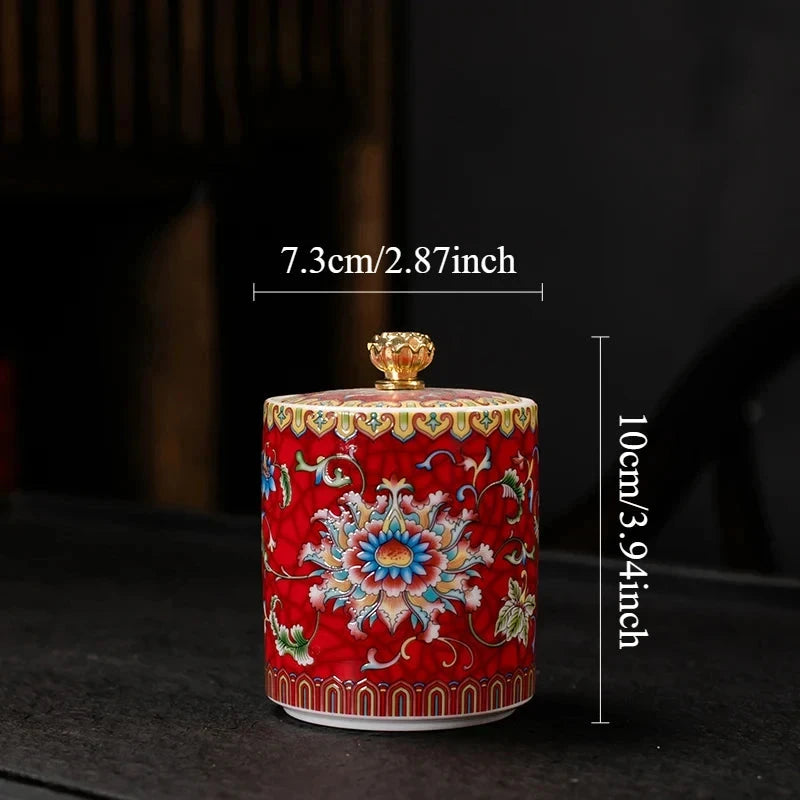 Elegant Ceramic Storage Jar with Lid for Coffee, Tea, and Snacks Julia M LifeStyles