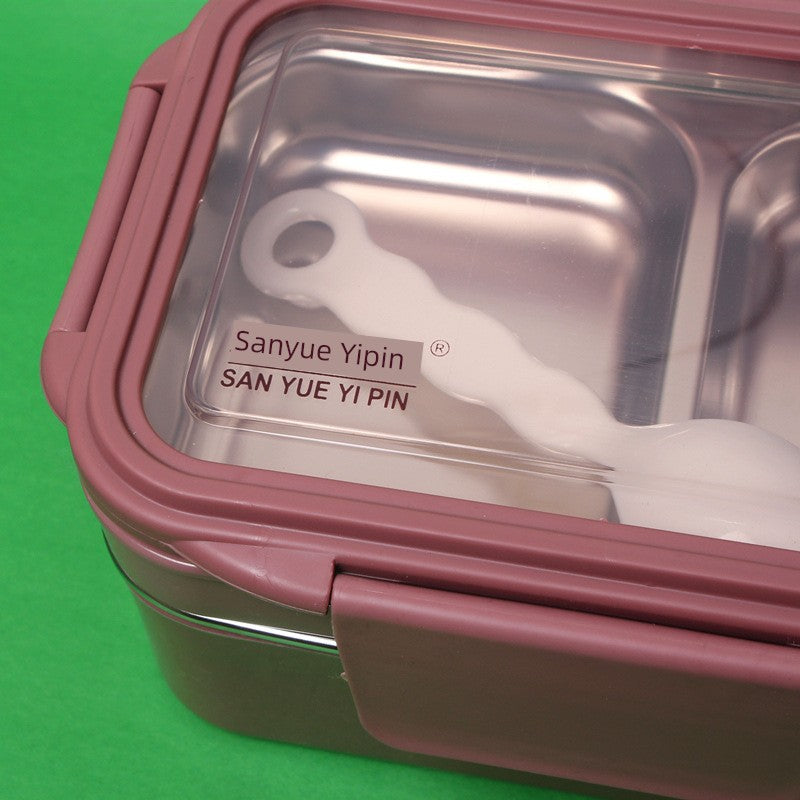 Rectangular Student Stainless Steel Divider Japanese Lunch Box Julia M LifeStyles