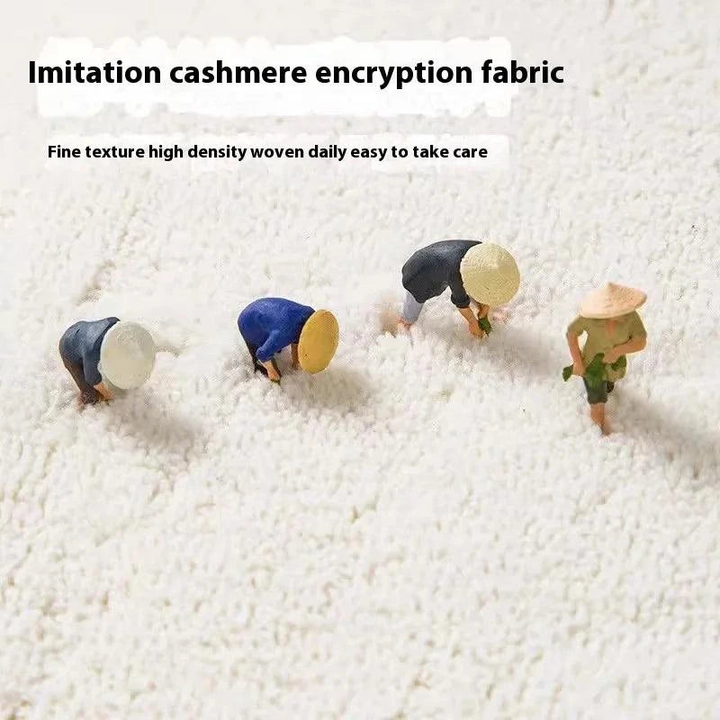 Imitation Cashmere Bedside Carpet - High-End Comfort for Every Room - Julia M LifeStyles