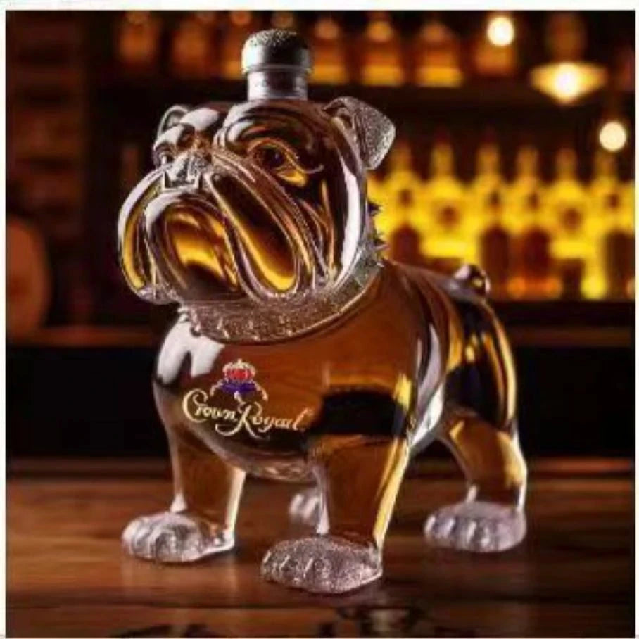 Decorative Glass Bottles - Whiskey, Sea Turtles, and Dogs - Julia M LifeStyles