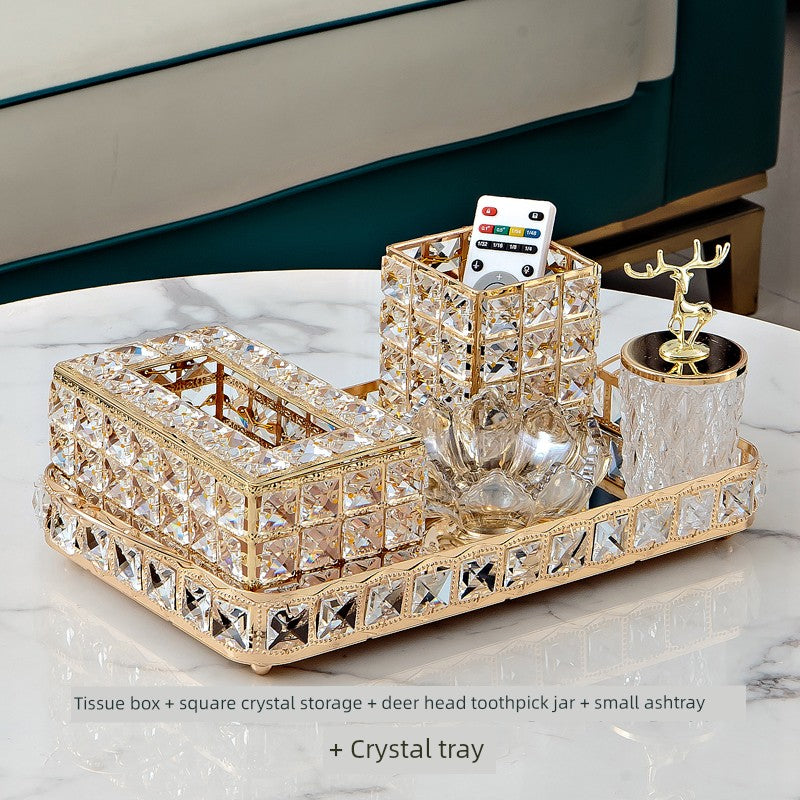 Elegant Crystal Tissue Box - Upgrade Your Space - Julia M LifeStyles