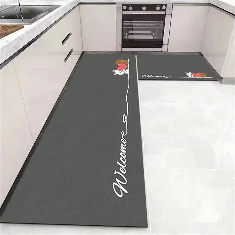 Super Absorbent Anti-Slip Kitchen & Bathroom Mat Julia M LifeStyles