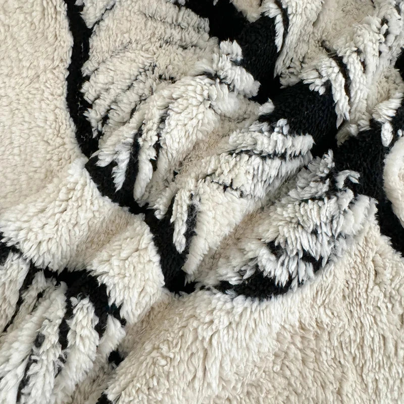 Cozy Leaves Printed Super Thick Lamb Fleece Blanket Julia M LifeStyles