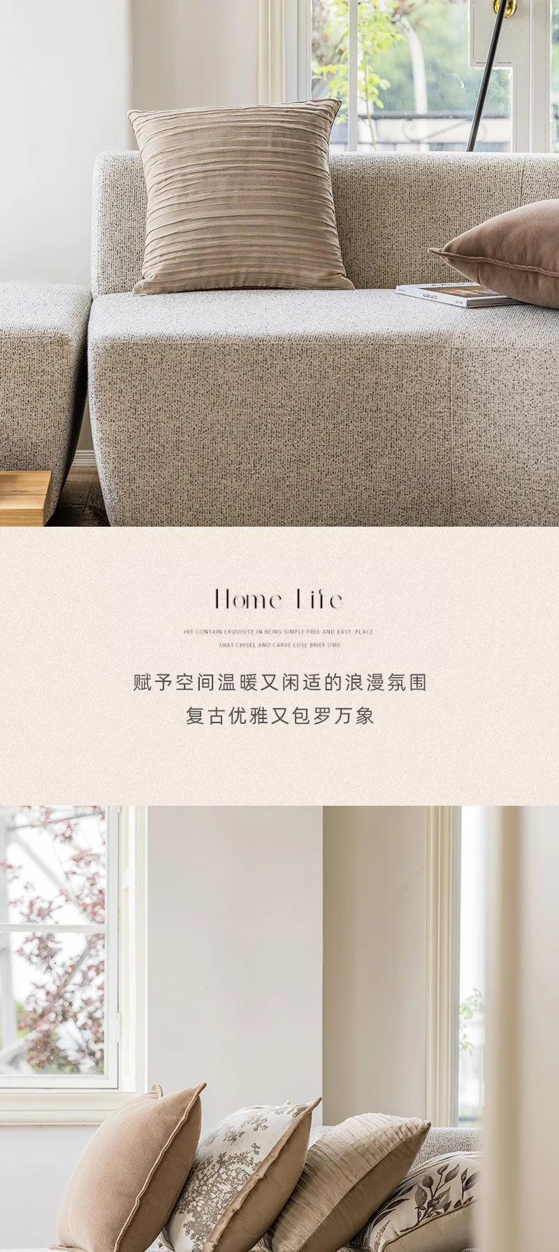 Brown coffee Modern Simplicity Pillow Covers Decorative Nordic Light Luxury Pillow Case 45*45 Jacquard Living Room Pillowslip Julia M Home & Kitchen