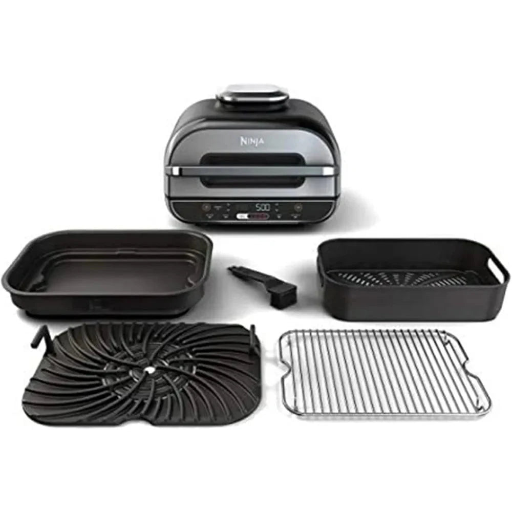 Ninja Foodi 5-in-1 Indoor Grill & Air Fryer with Searing and Crispy Cooking Pot Julia M Home & Kitchen