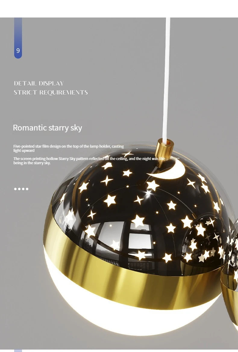 Starry Sky Ceiling Pendant Lamp