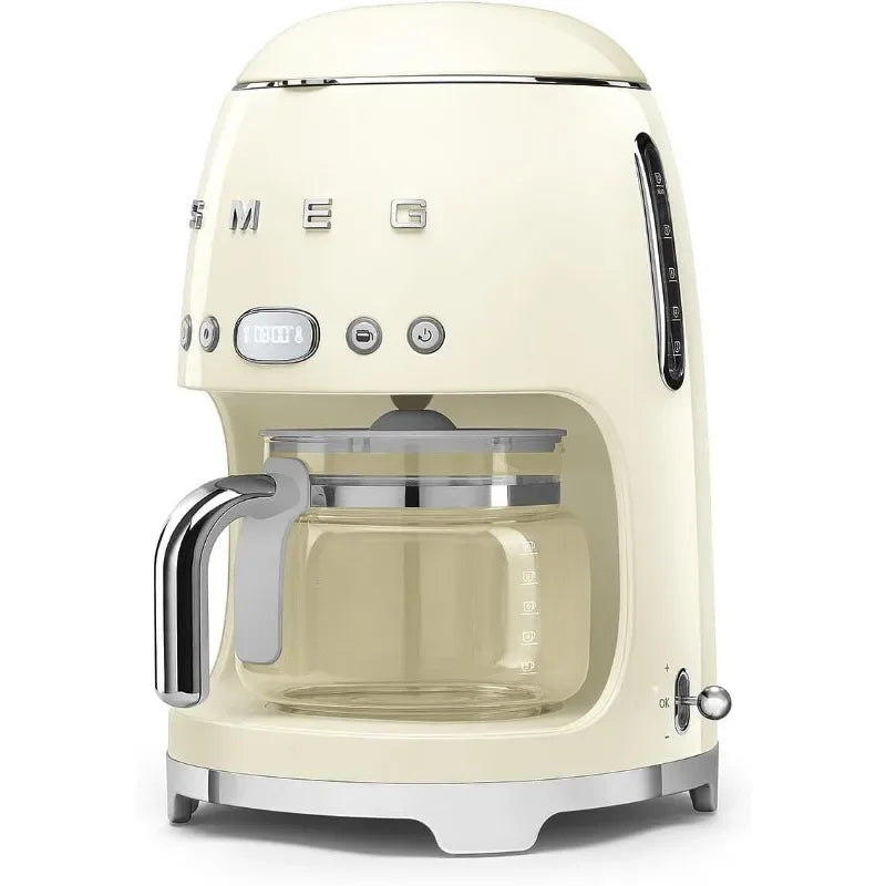SMEG 50's Retro Drip Coffee Machine with 10-Cup Carafe and Auto Start Julia M LifeStyles