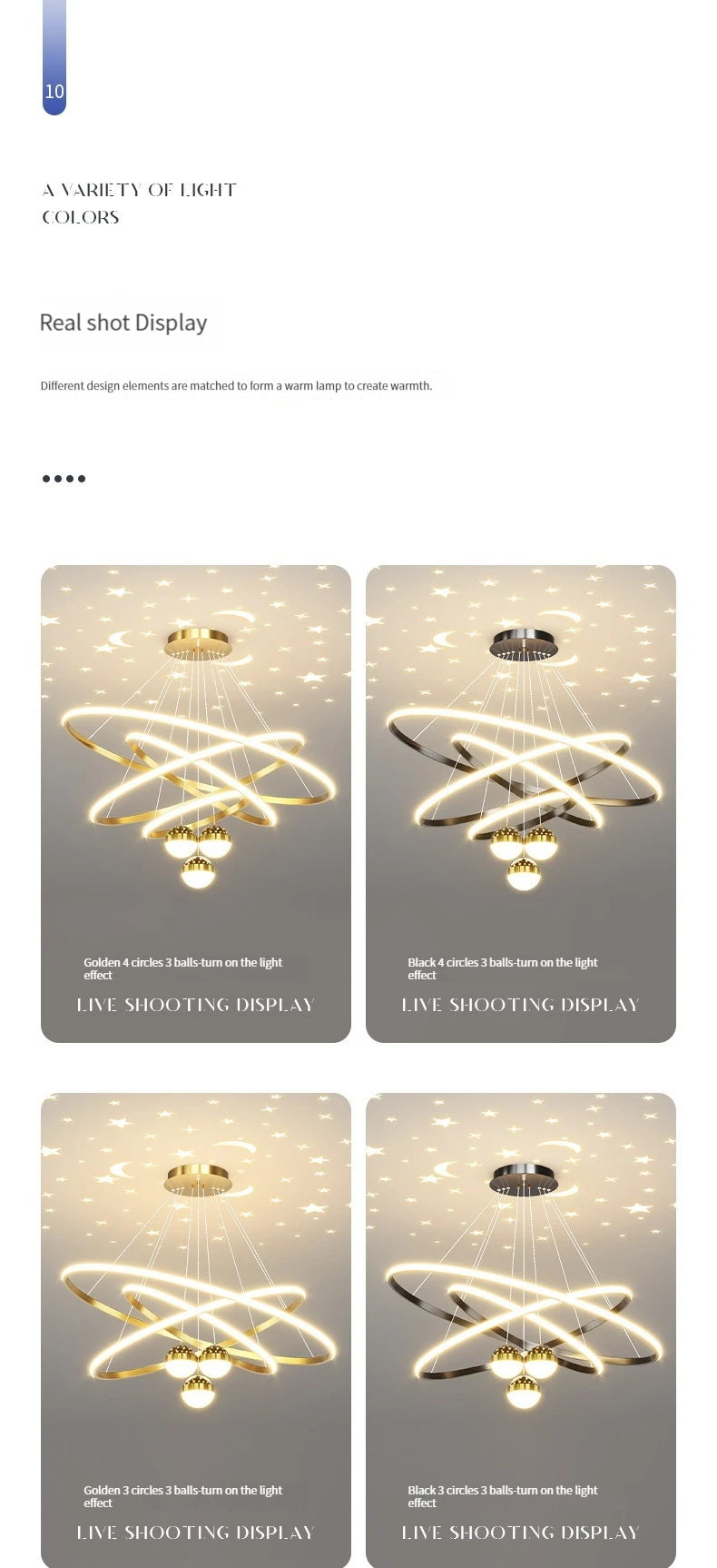 Starry Sky Ceiling Pendant Lamp