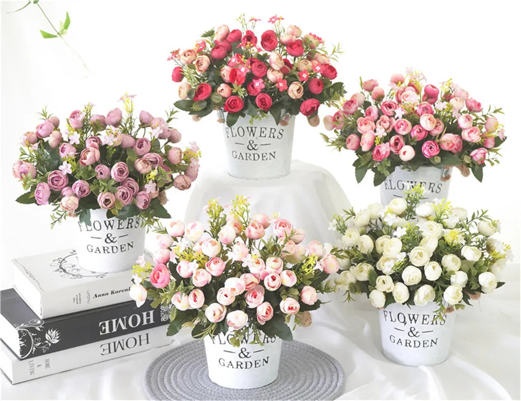 High Quality Silk Rose Bouquet for Home and Wedding Decor - Julia M LifeStyles