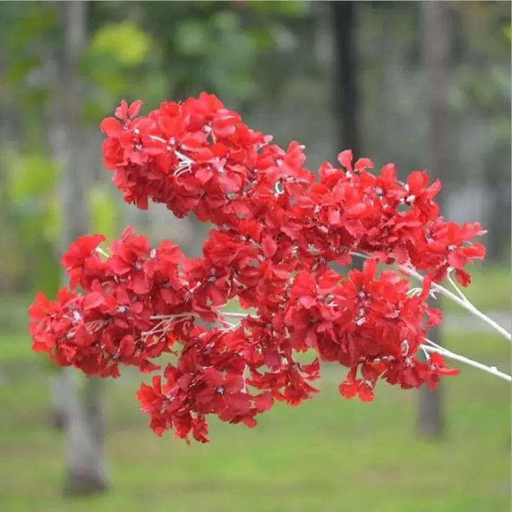 Snow Covered Sky star Cherry Blossom Artificial Flowers Wedding Arch Ceiling Decoration Home Party Decoration DIY Fake Flowers - Julia M LifeStyles